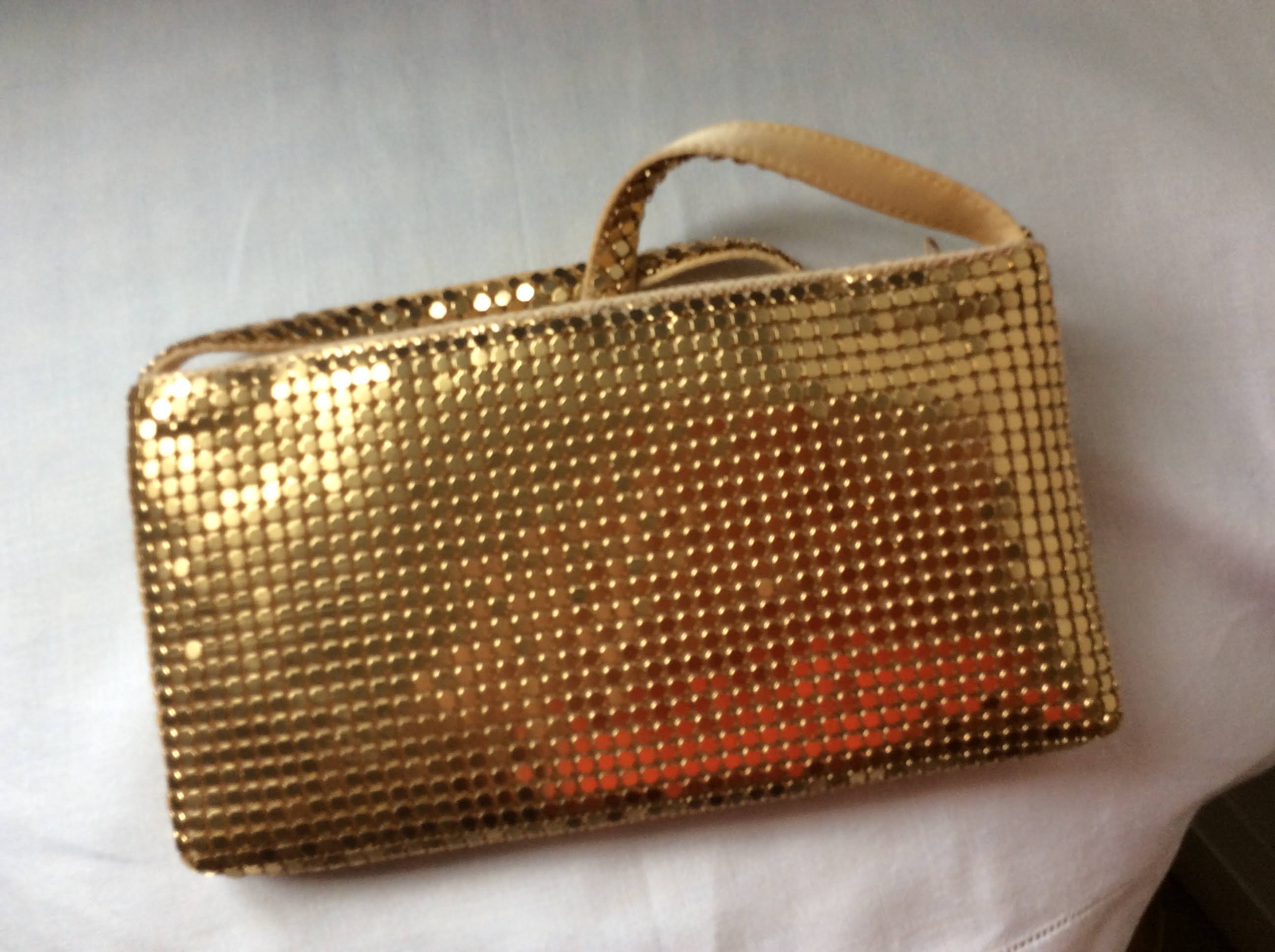 Vintage Bag - gold evening bag